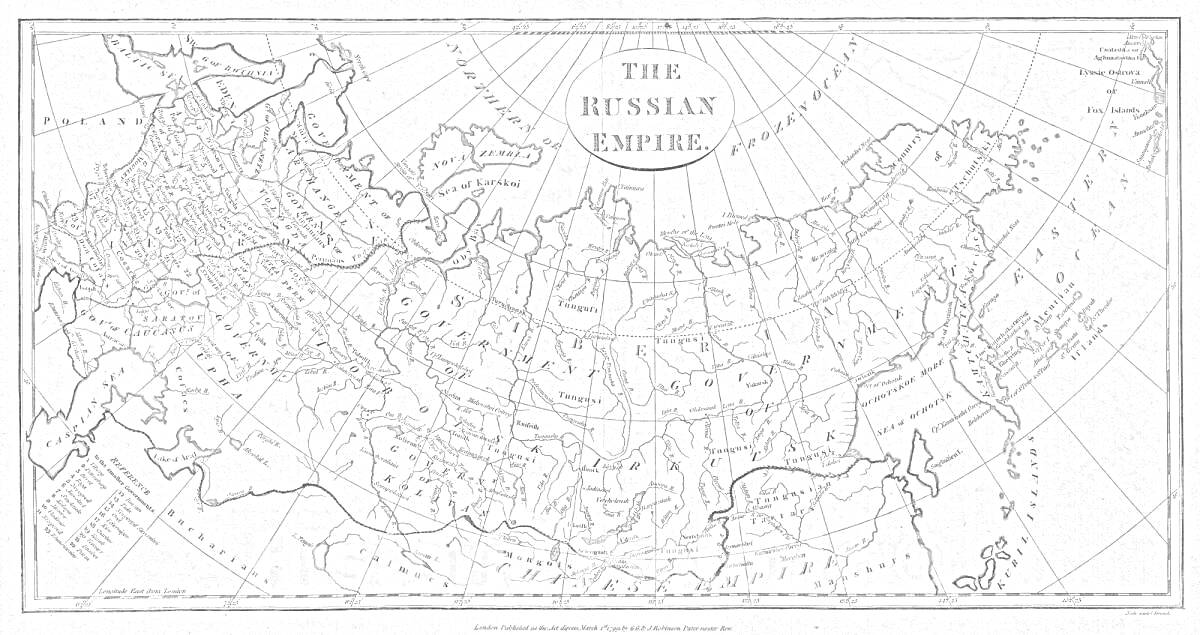 На раскраске изображено: Российская империя, Историческая карта, География, Административные границы, Государства, Россия