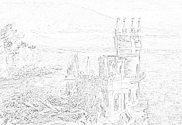 Раскраски Ласточкино гнездо: 12 раскрасок - скачать или распечатать ...