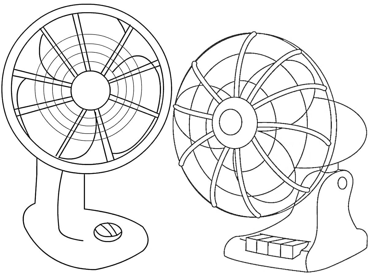 Вентиляторы — настольный вентилятор и настольный вентилятор с прищепкой