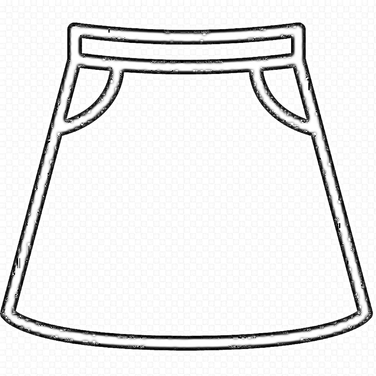 На раскраске изображено: Одежда, Карманы, Для детей