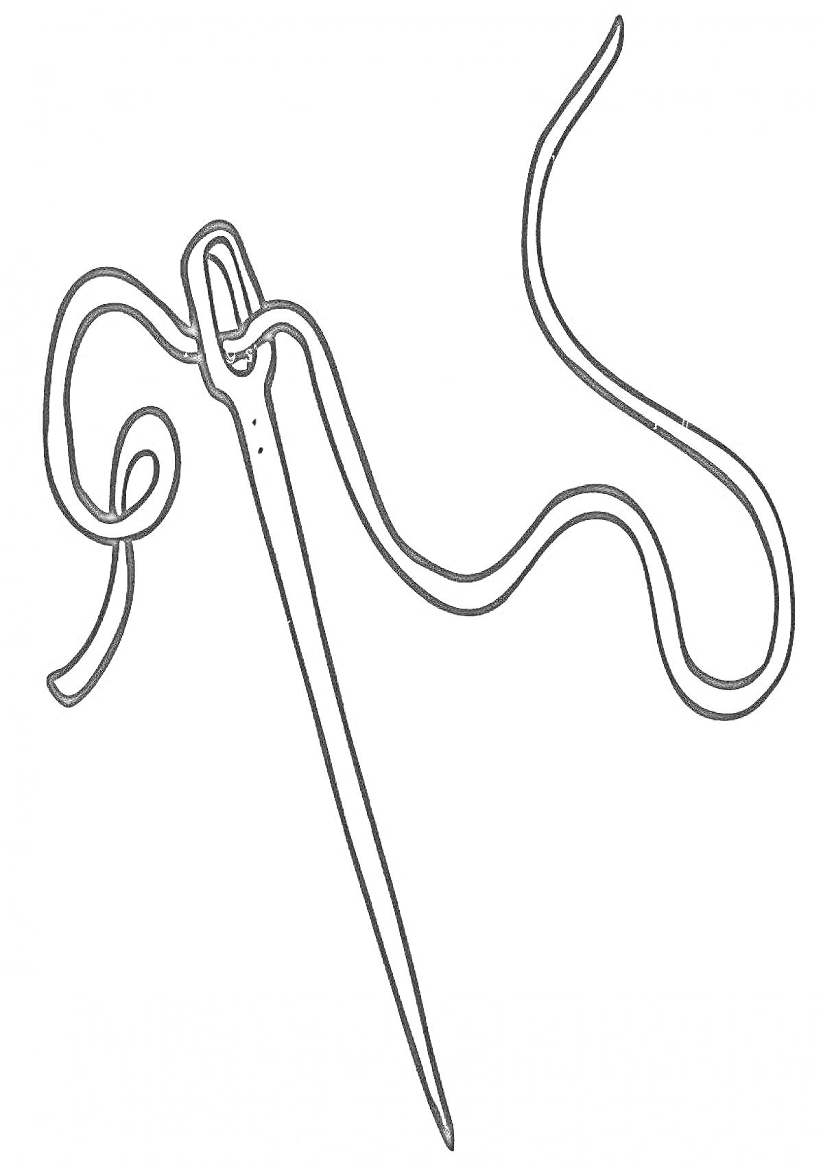 На раскраске изображено: Шитье, Рукоделие