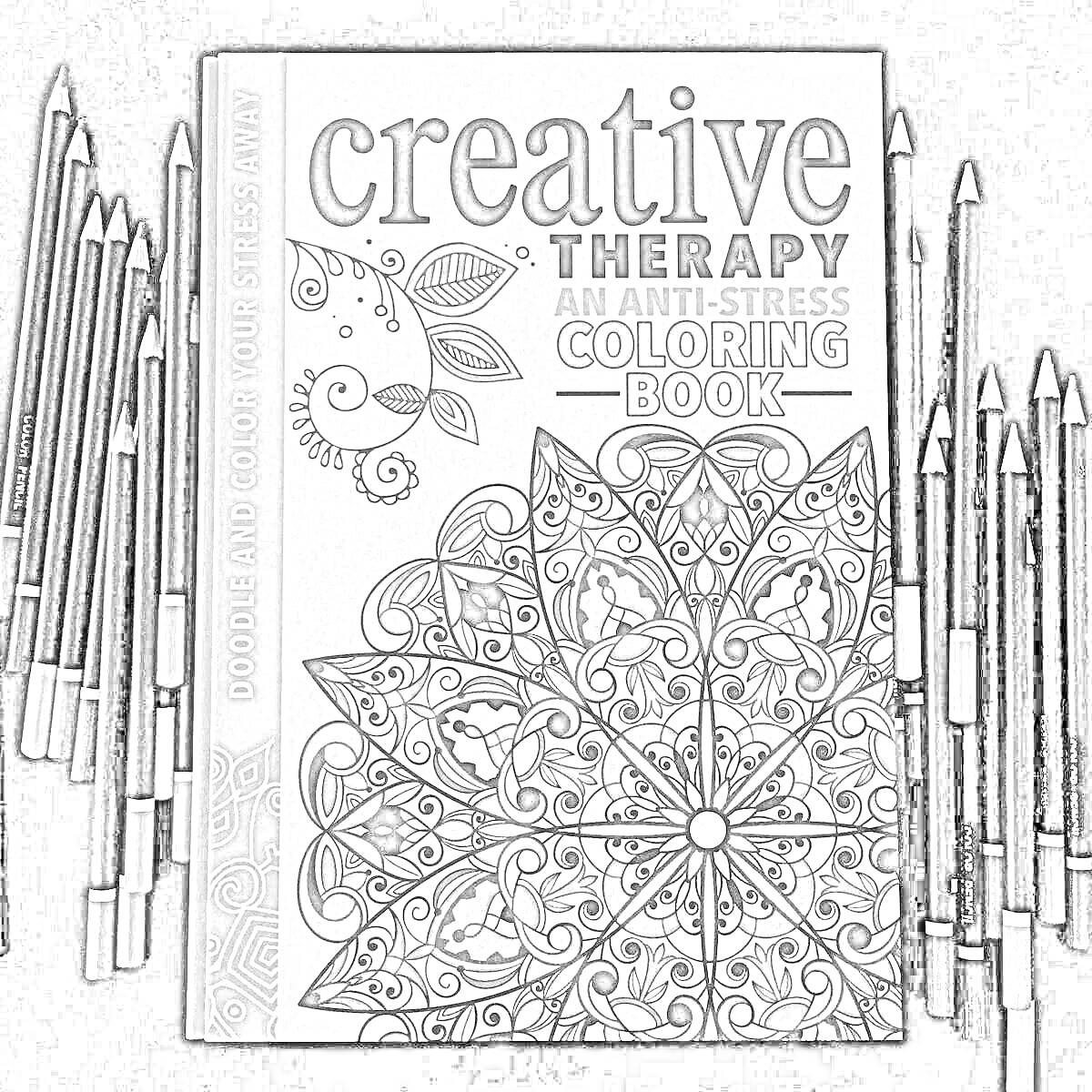 Раскраска Creative Therapy: An Anti-Stress Coloring Book