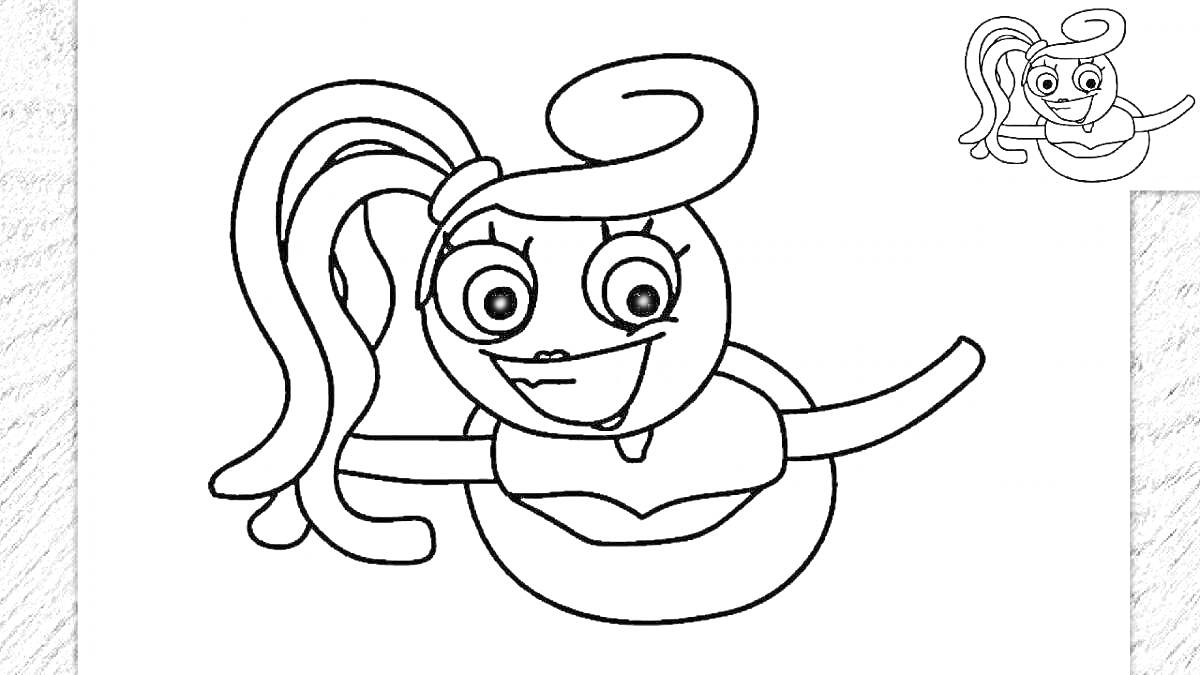 На раскраске изображено: 