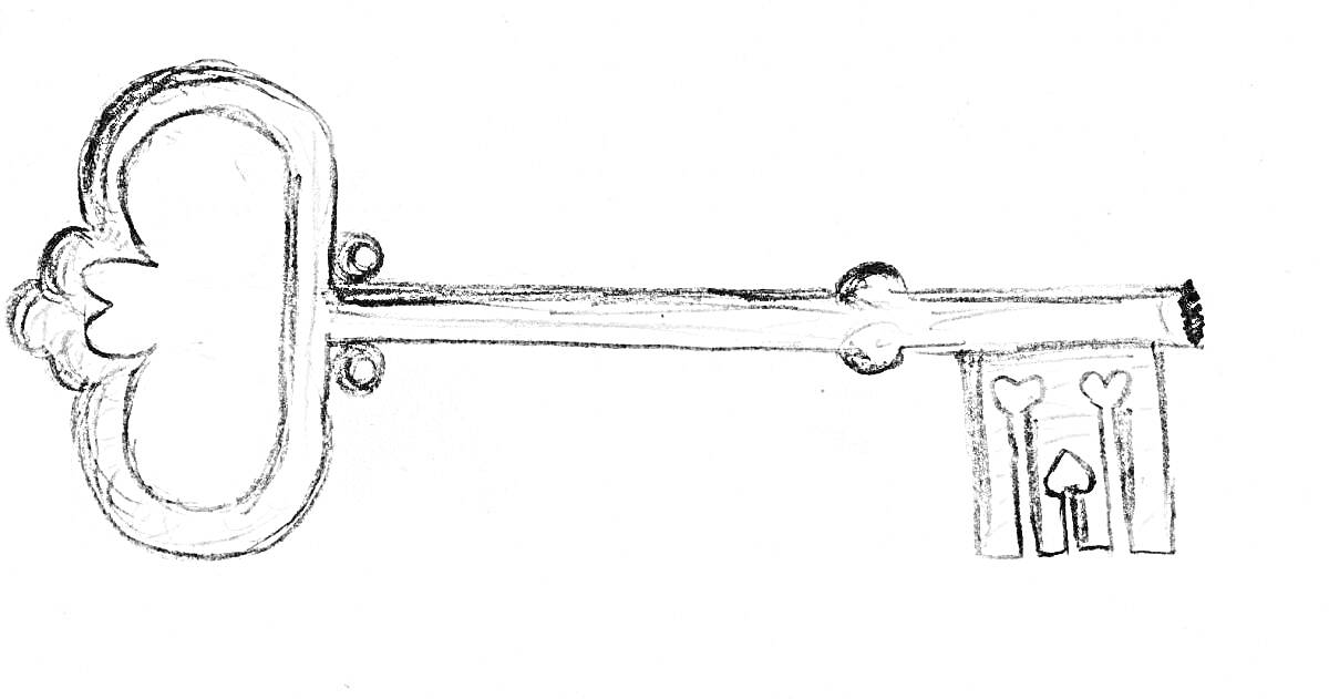 На раскраске изображено: Золотой ключик, Для детей, Ключ