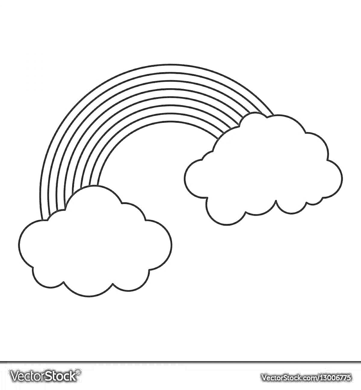 На раскраске изображено: Облака, Небо, Линии