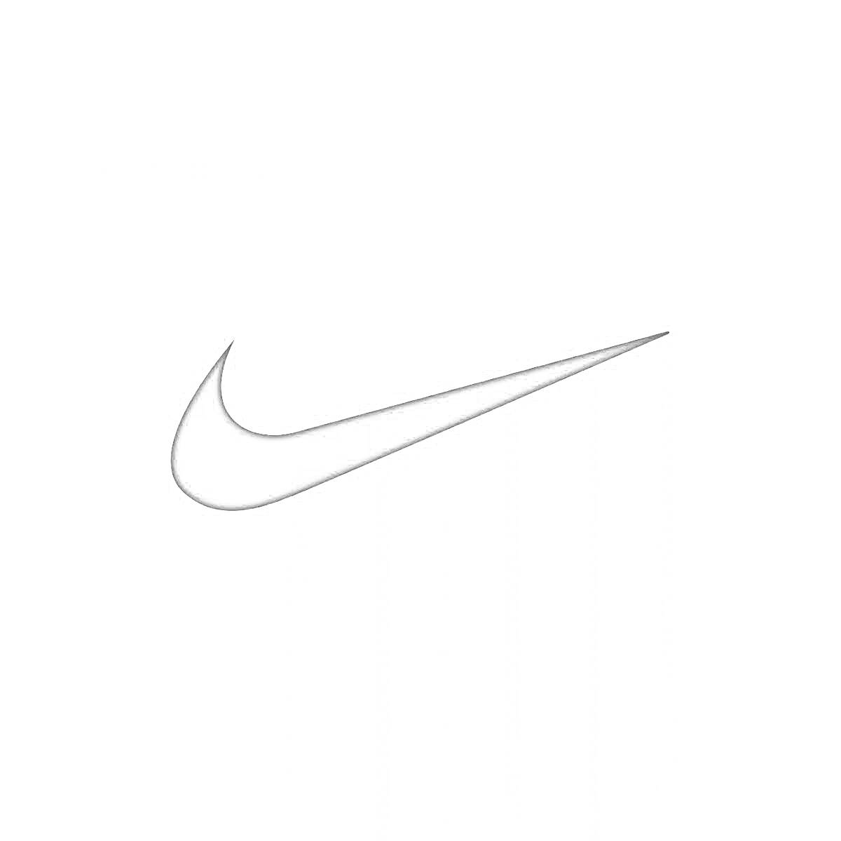 Раскраска Логотип Nike