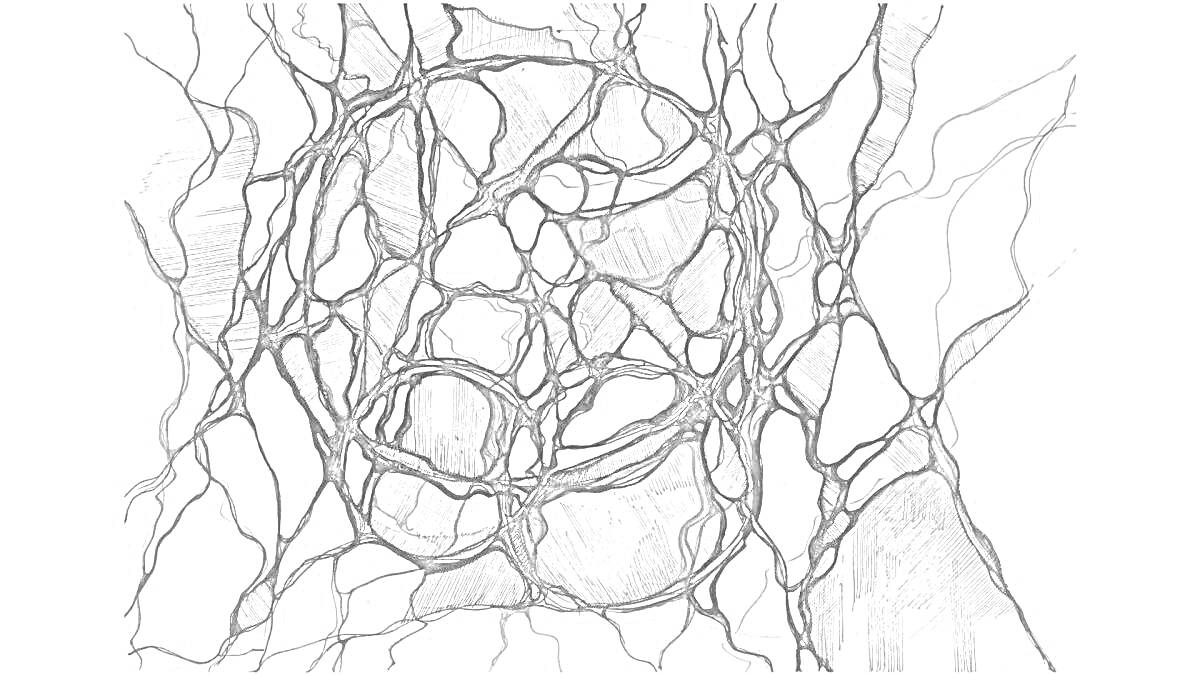 На раскраске изображено: Нейрографика, Арт, Линии, Круги, Абстракция