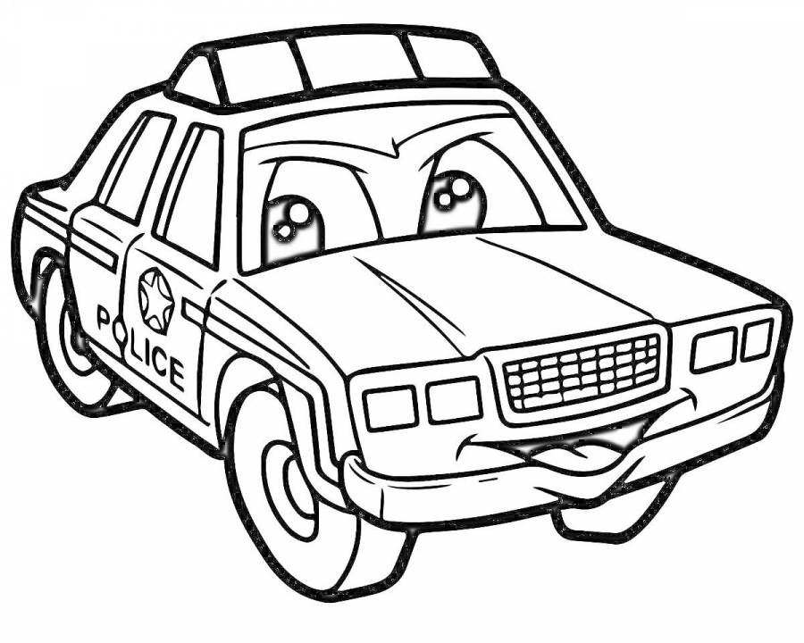 Мультик про Полицейские Машинки с Мигалками