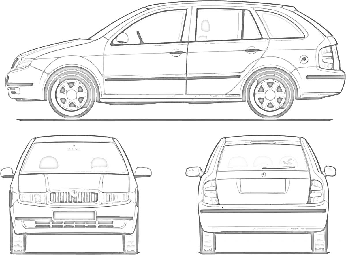 На раскраске изображено: Транспорт
