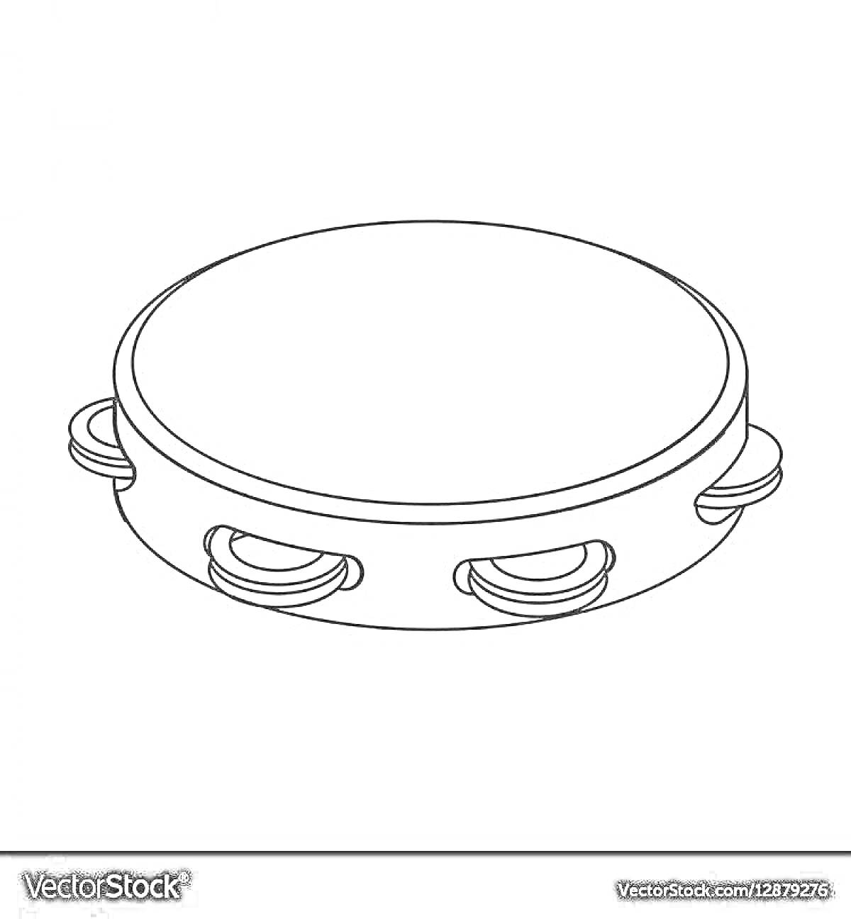 На раскраске изображено: Бубен, Барабан, Музыка, Перкуссия, Иллюстрация, Музыкальные инструменты