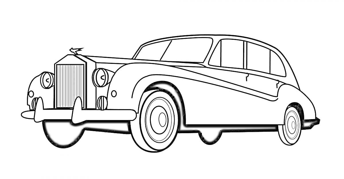 На раскраске изображено: Ретро, Транспорт, Творчество
