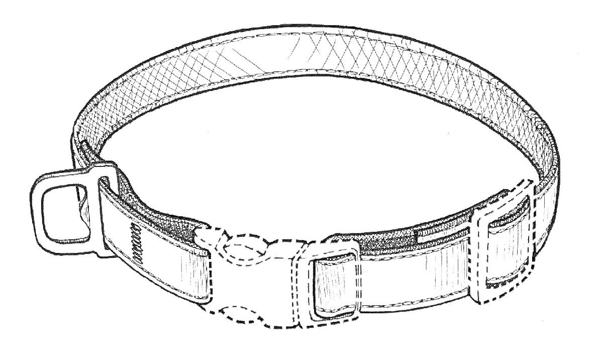 На раскраске изображено: Ошейник, Пряжка, Нарисованный, Аксессуар, Питомец