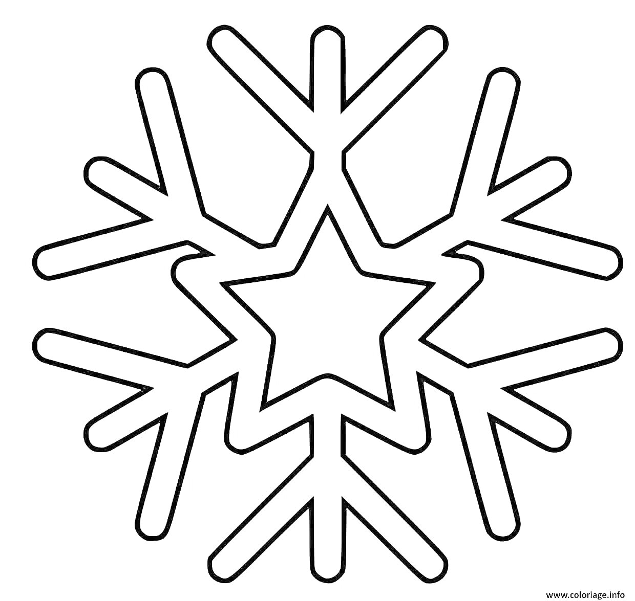 На раскраске изображено: Зима