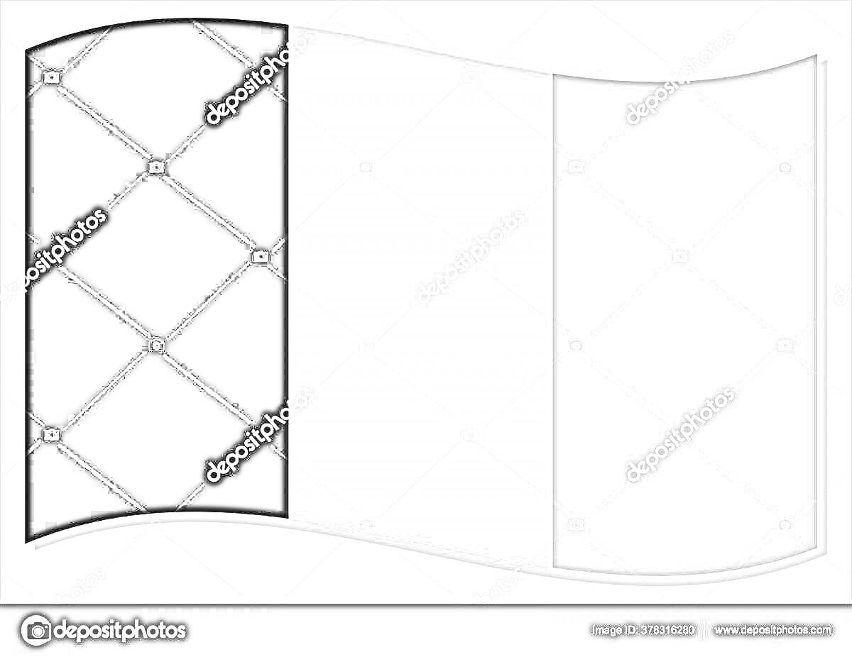 Раскраска флаг Бельгии с волнистым эффектом, черно-белый вариант