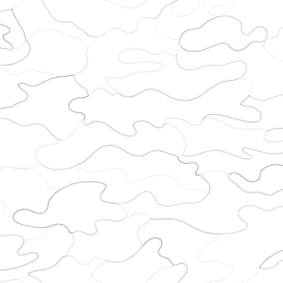 На раскраске изображено: Камуфляж, Серый, Белый, Маскировка, Армия, Узоры