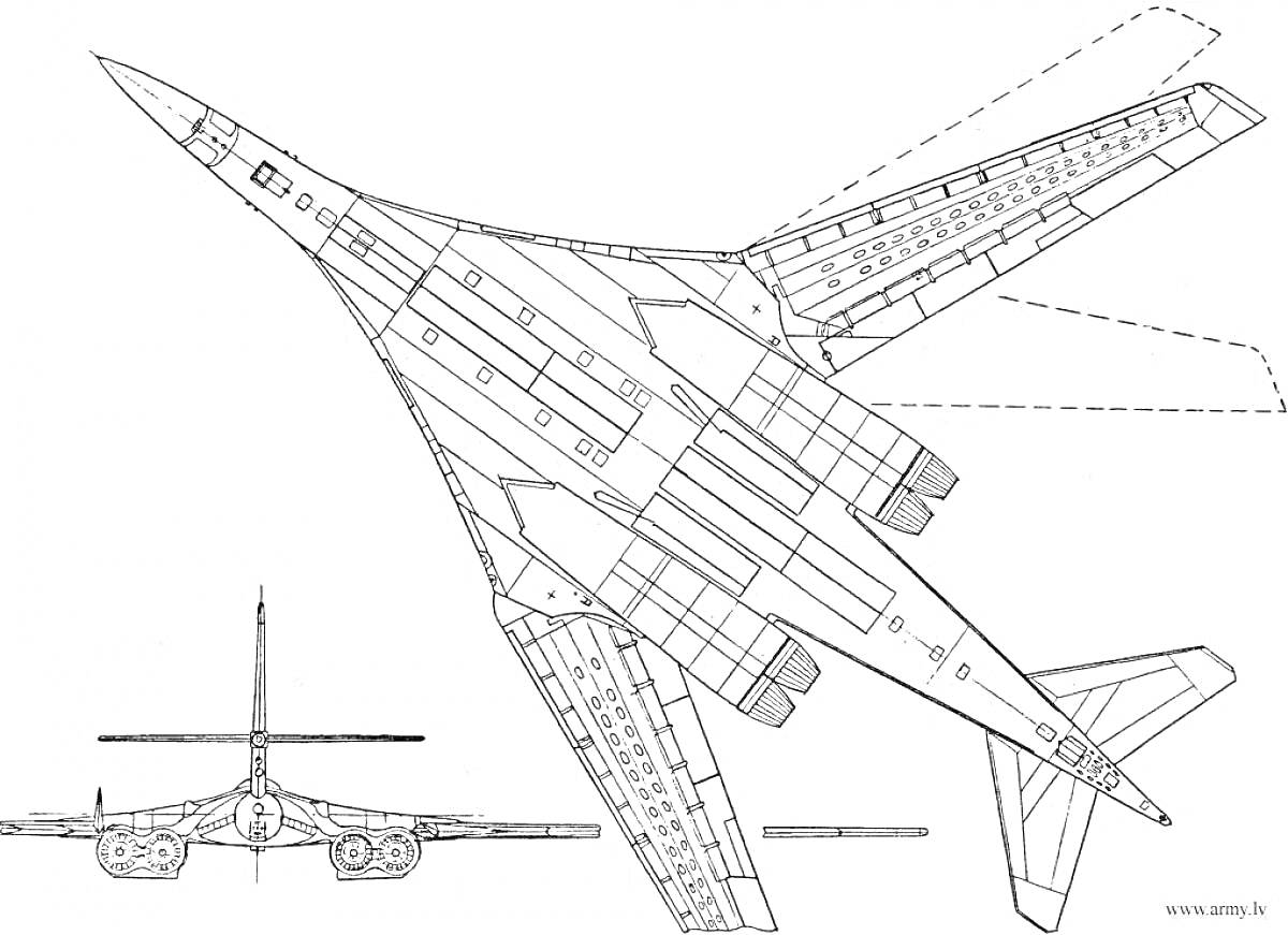 На раскраске изображено: Ту-144, Авиация, Пассажирский самолет