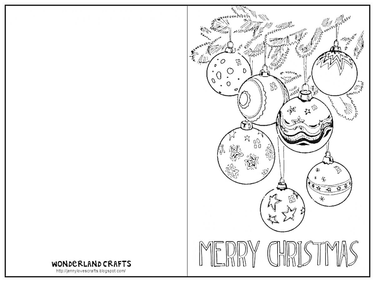 На раскраске изображено: Новый год, Рождество, Венок, Украшения, Елочный шар