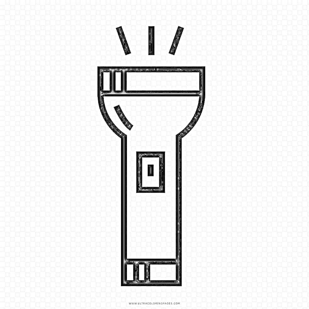 На раскраске изображено: Свет, Освещение