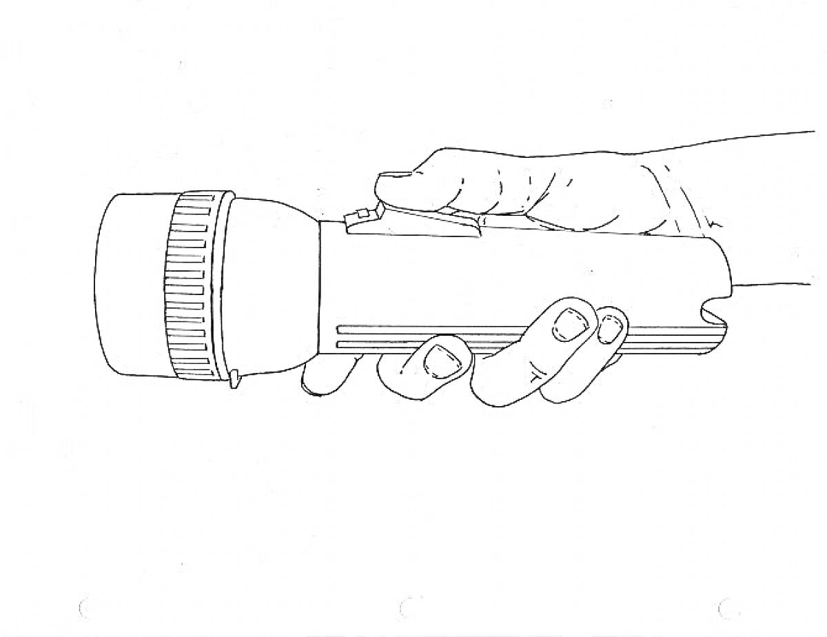 На раскраске изображено: Рука, Свет, Освещение