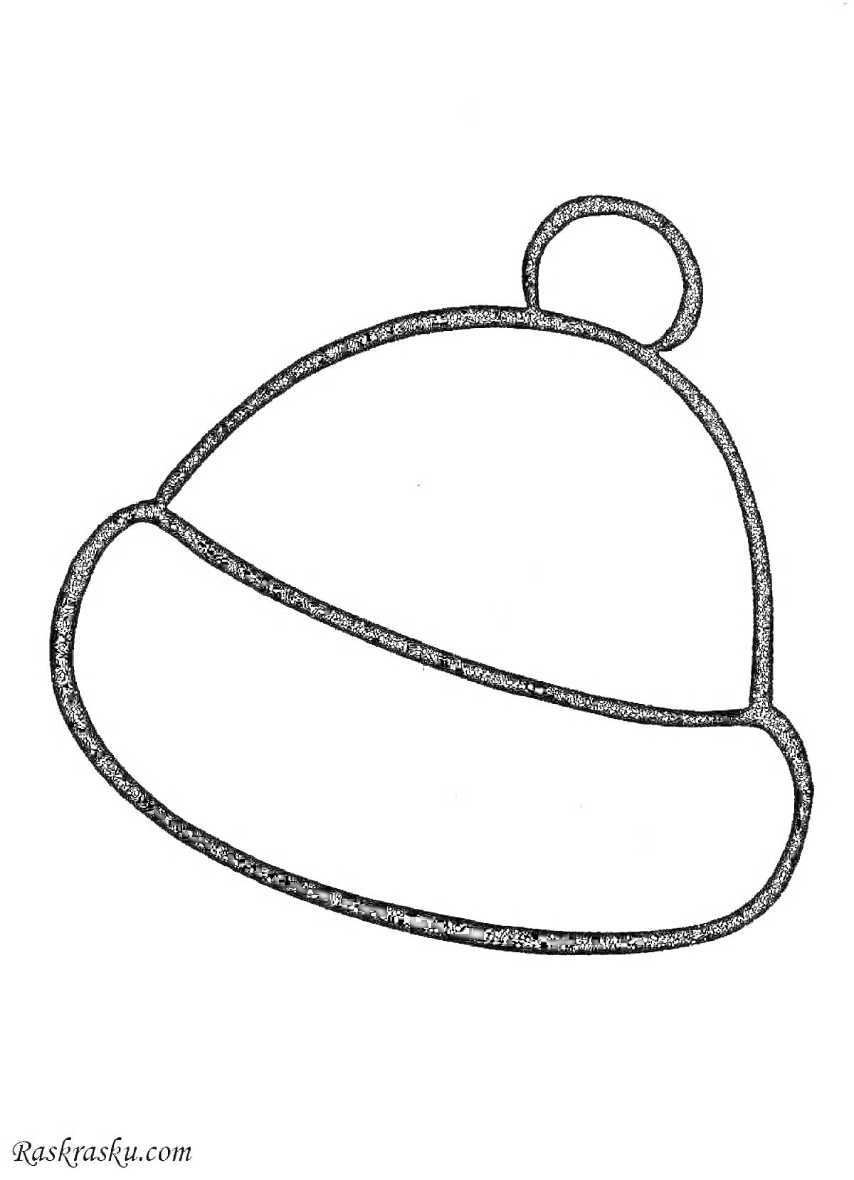 На раскраске изображено: Шапка, Зимняя одежда