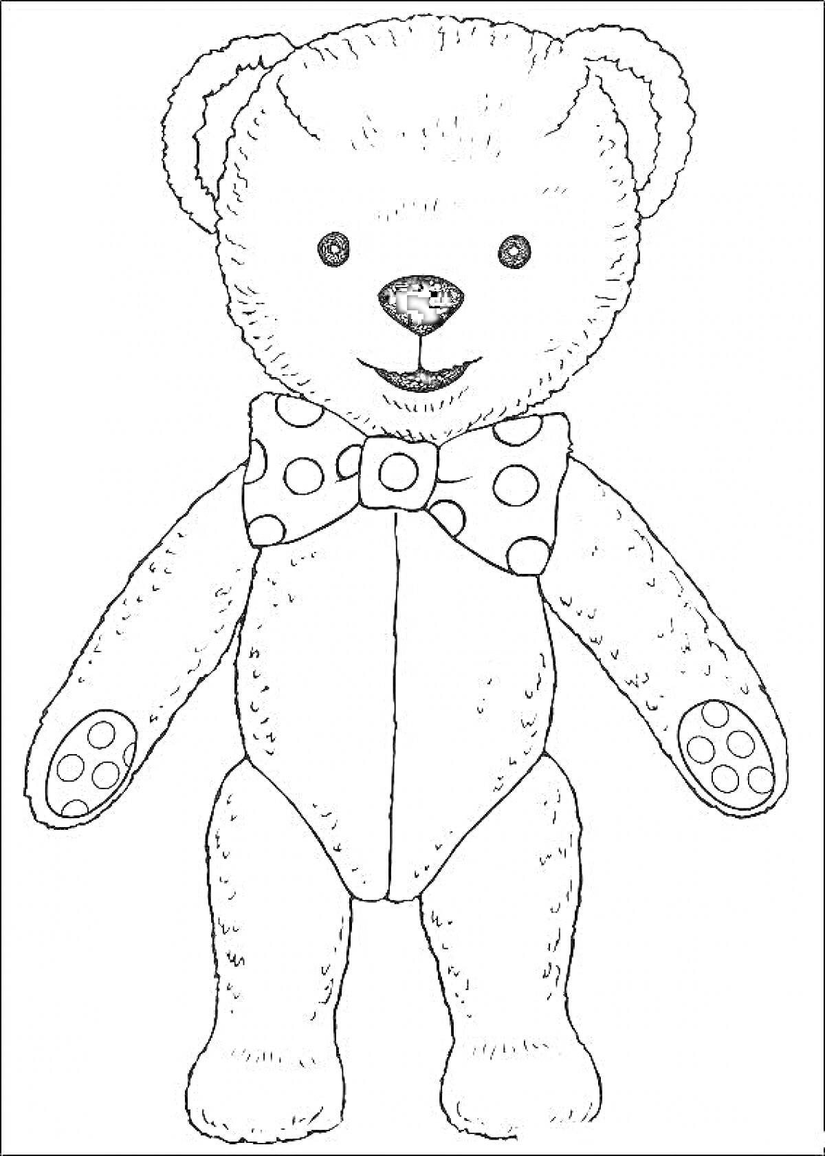 На раскраске изображено: Бант, Для детей