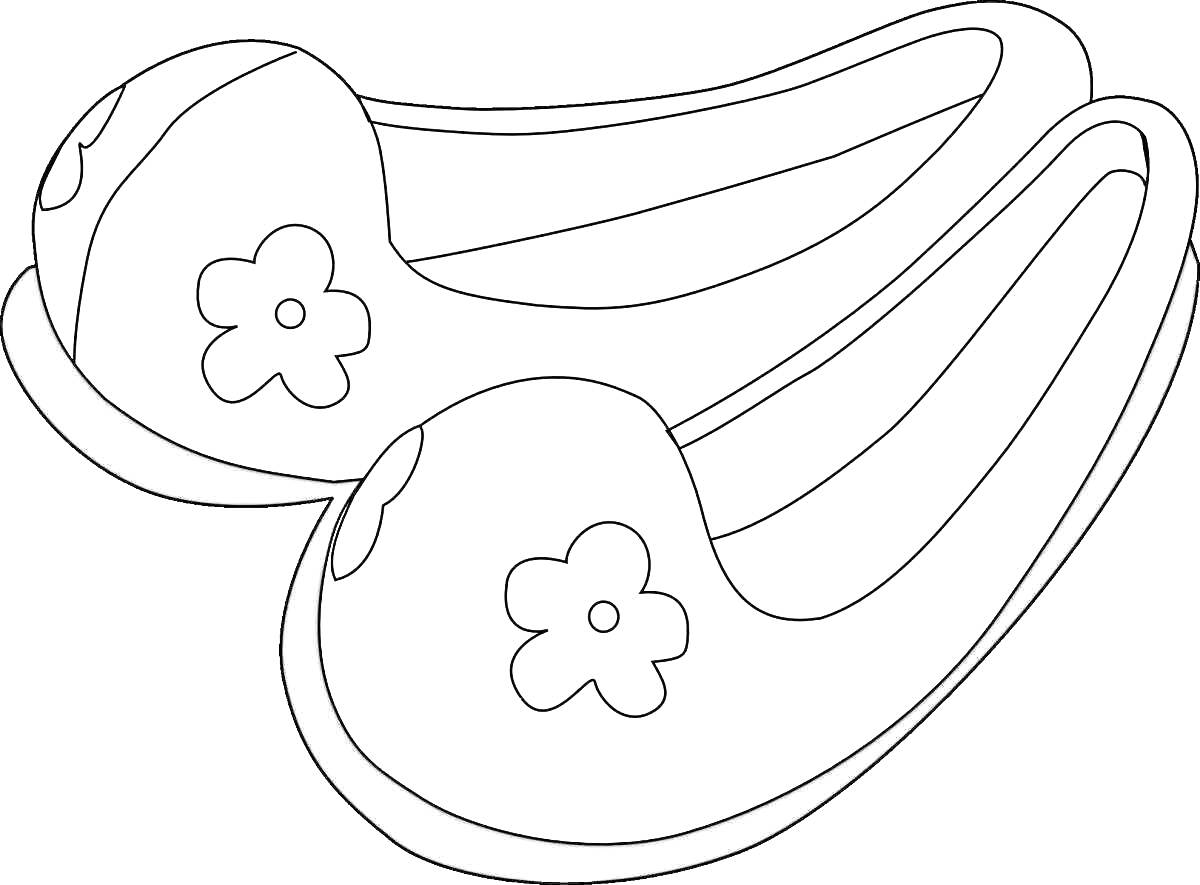 На раскраске изображено: Обувь, Для детей