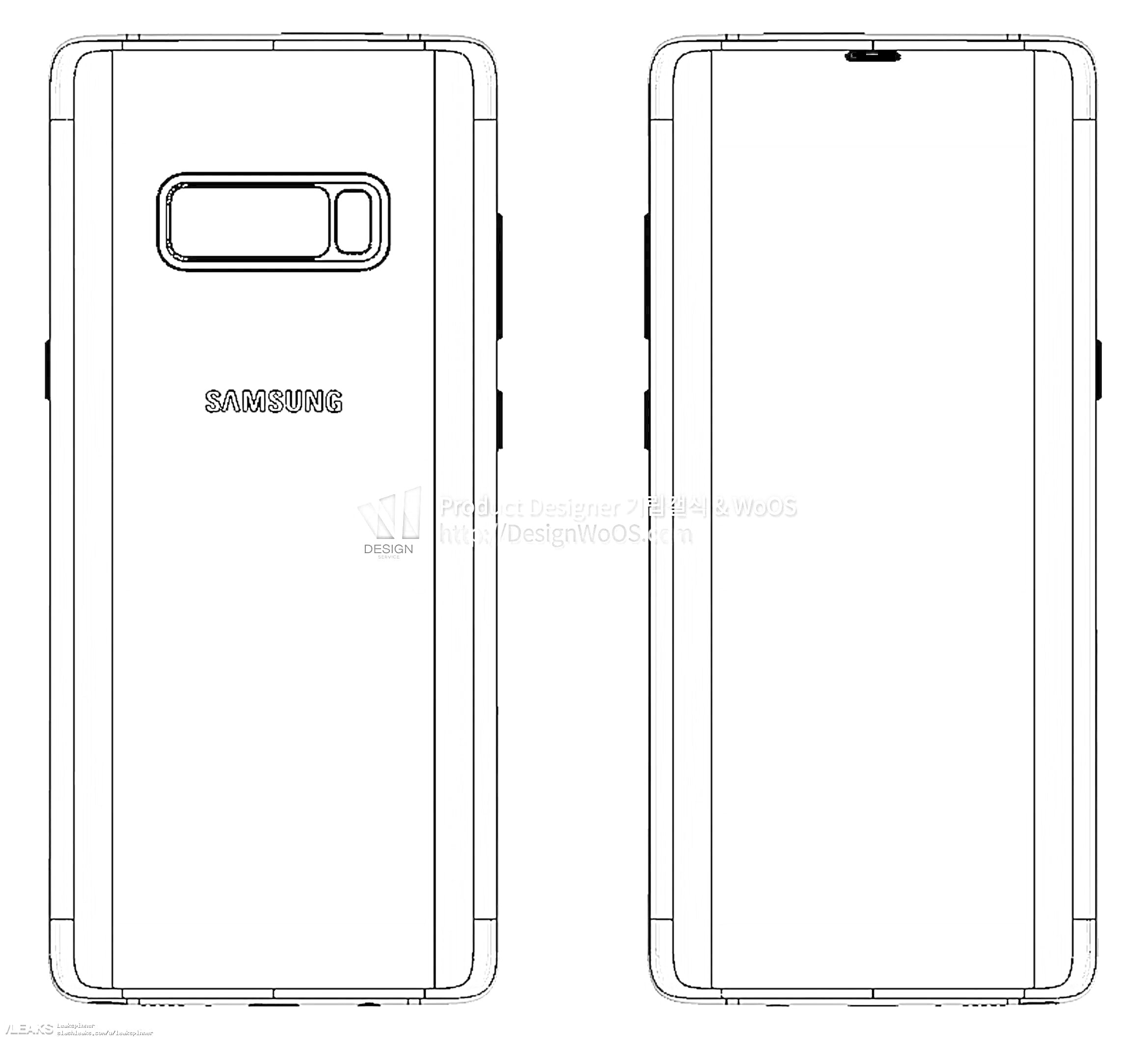 Раскраска Схематическое изображение смартфона Samsung с горизонтальной камерой и текстом логотипа на задней панели