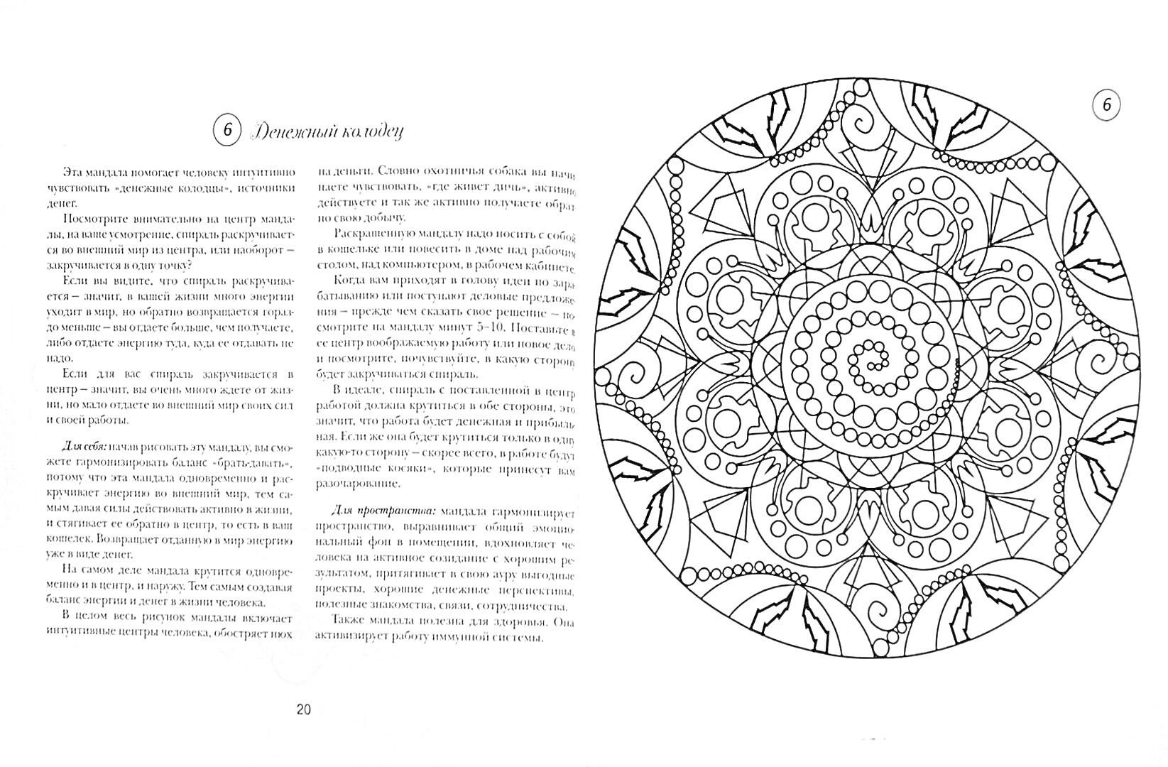 На раскраске изображено: Мандала, Спираль, Цветы, Листья, Узоры, Деньги