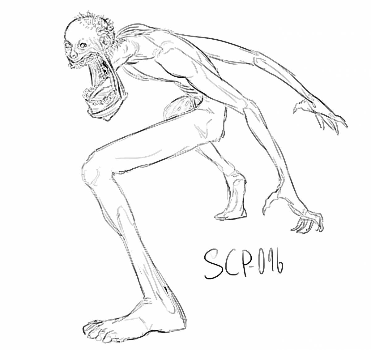 Раскраски SCP-096: 28 раскрасок - скачать или распечатать бесплатно