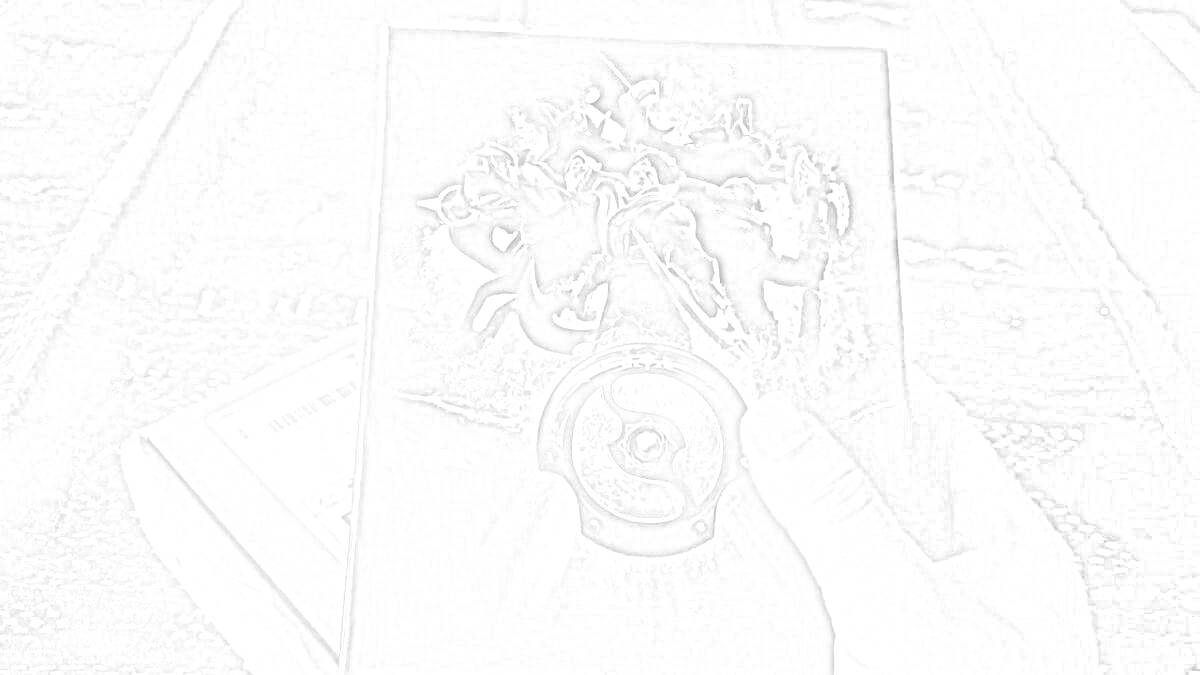 Раскраска Аегис Хиро 2 - новый арт с героями и щитом
