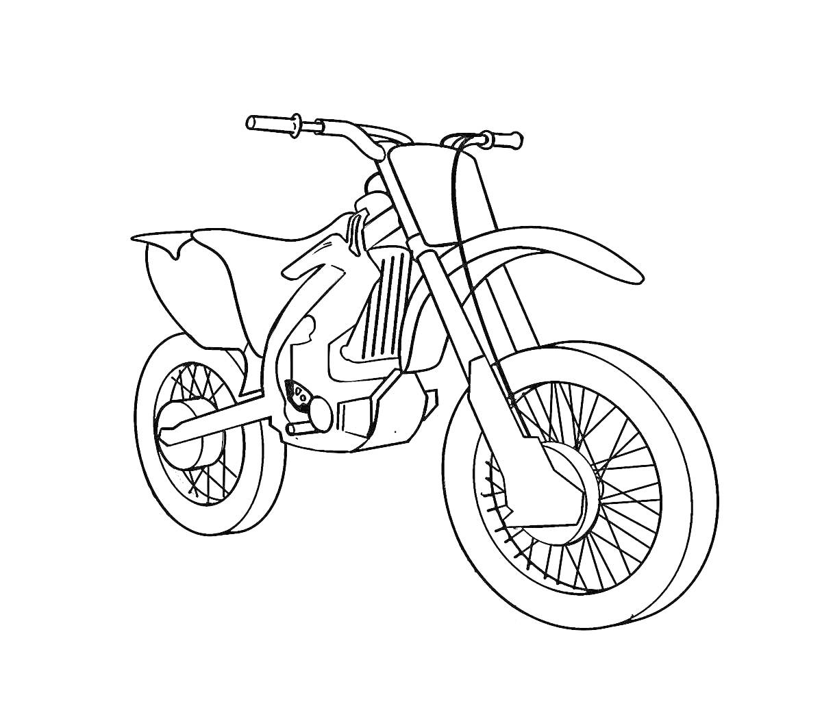 На раскраске изображено: Мотоцикл, Для детей, Колёса, Фары, Транспорт, Мотор, Игра