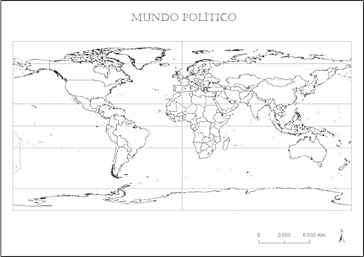 На раскраске изображено: Карта мира, Политическая карта, Границы, География, Обучение, Мир, Материки, Океаны
