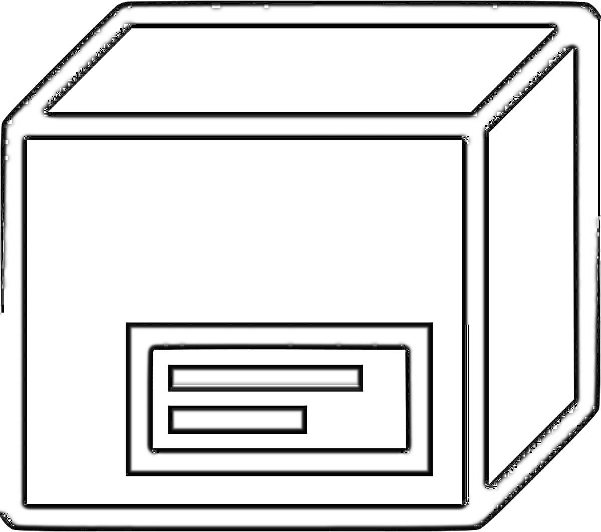 На раскраске изображено: Коробка, Этикетка, Контейнер, Транспортировка