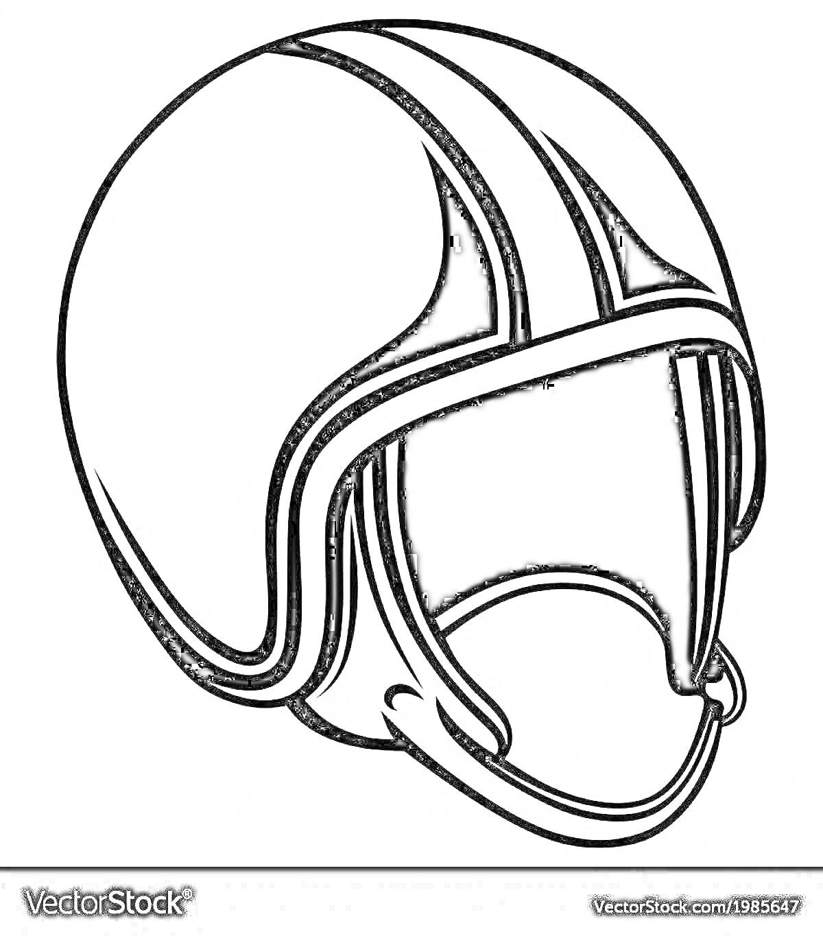 На раскраске изображено: Мотошлем, Мотоциклетный шлем, Полосы, Защита, Экипировка