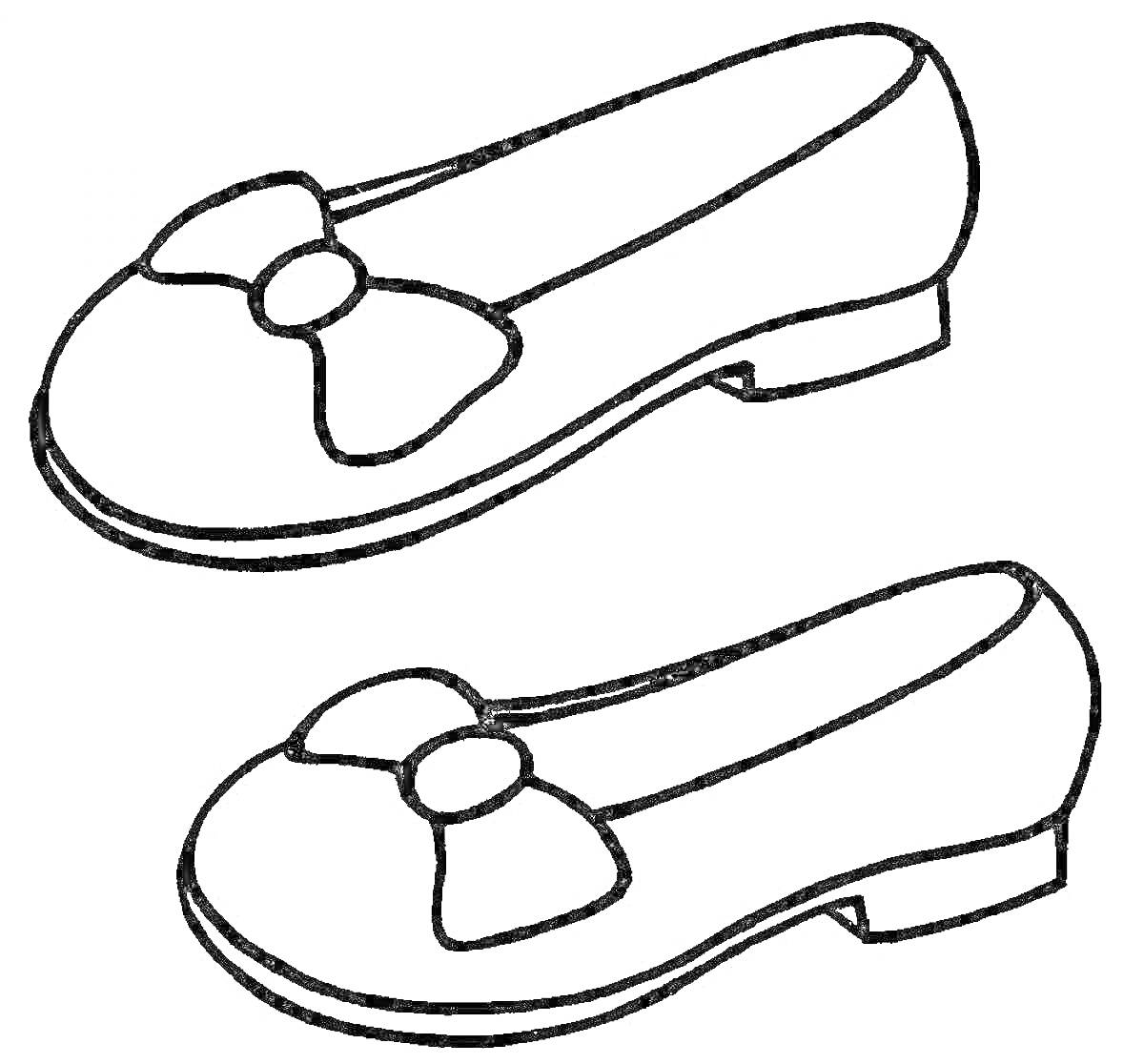 На раскраске изображено: Туфли, Обувь, Дети 3-4 года