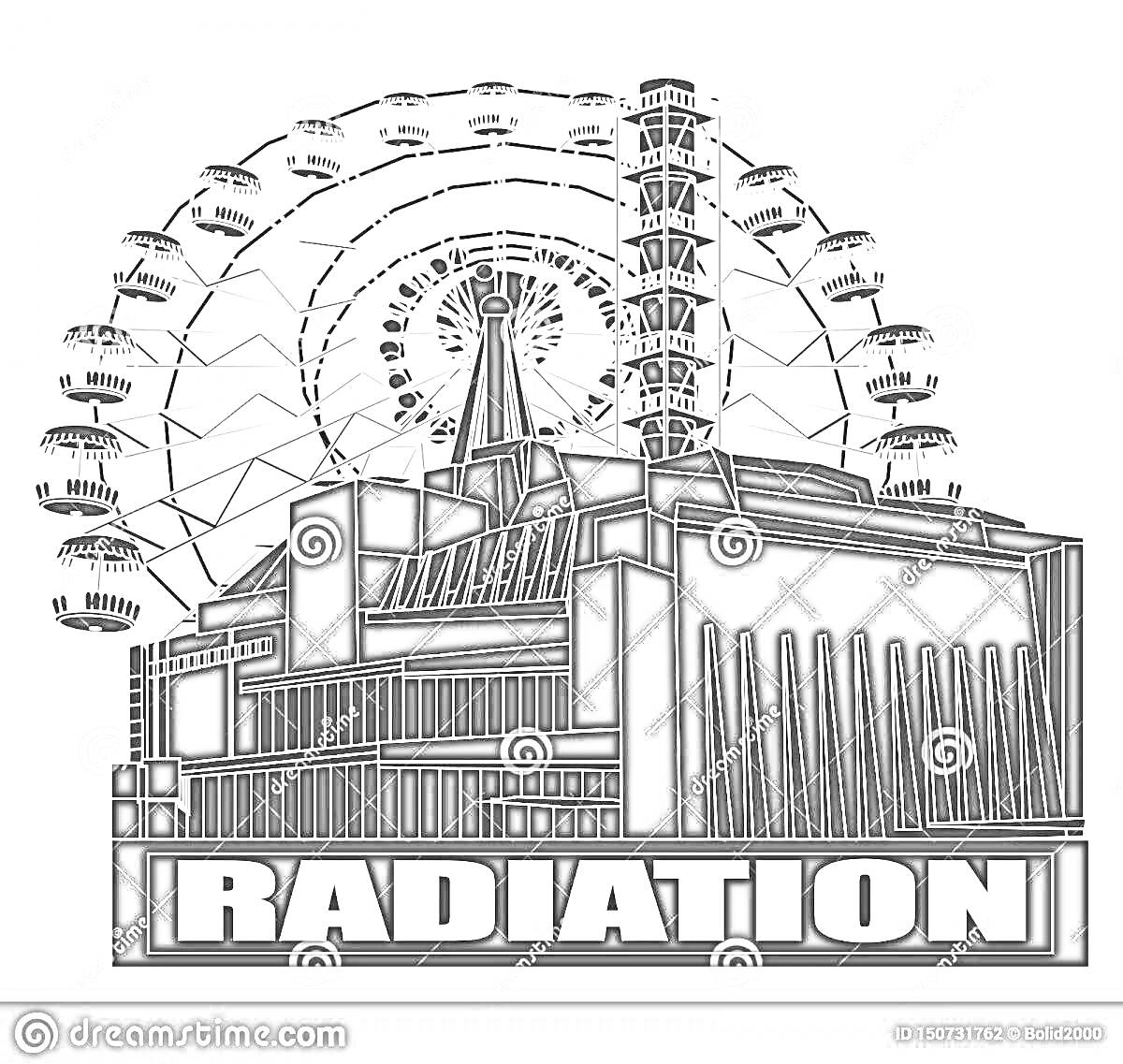 Радиоактивность в Чернобыле: АЭС с колесом обозрения