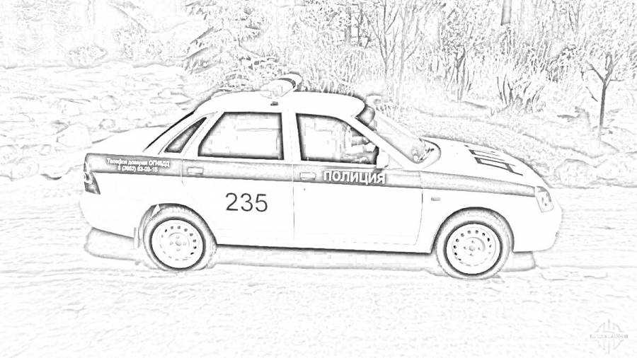 Раскраски Приора: 58 раскрасок - скачать или распечатать бесплатно