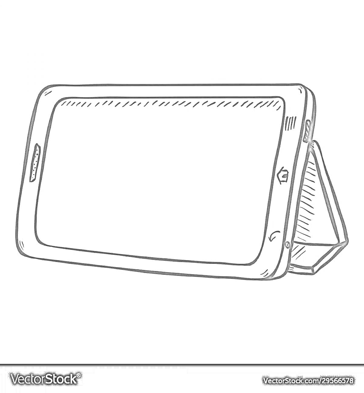 На раскраске изображено: IPad, Планшет, Электронное устройство