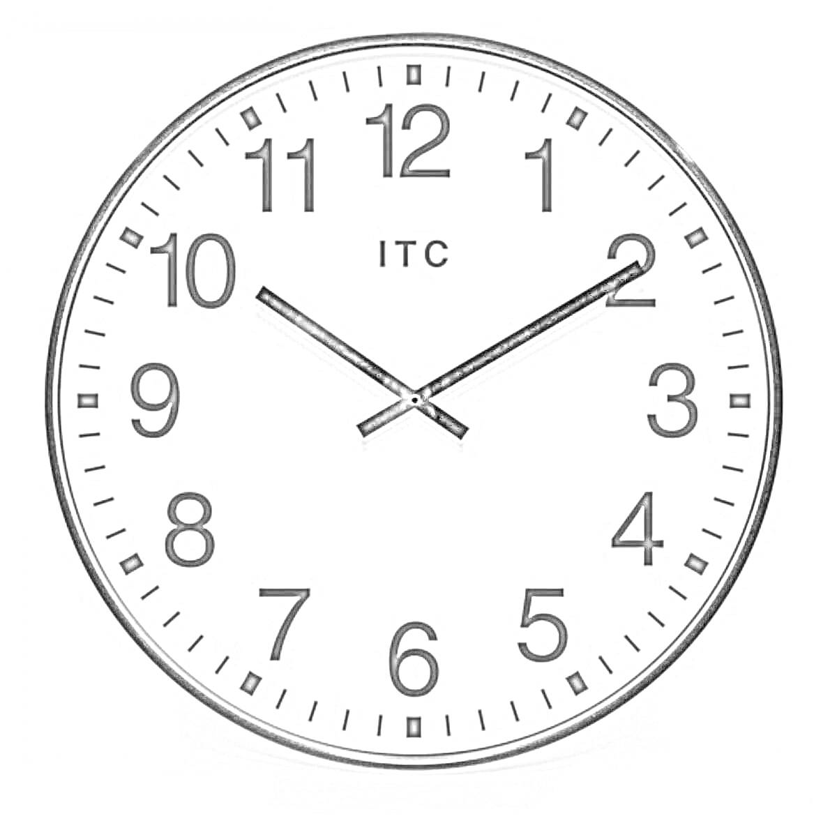 На раскраске изображено: Часы, Настенные часы, Белый фон, Корпус, Время, Домашний декор