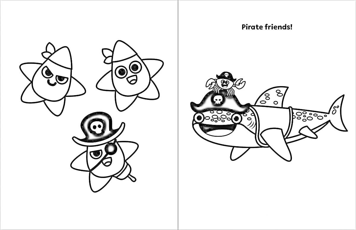На раскраске изображено: Пираты, Пиратская шляпа