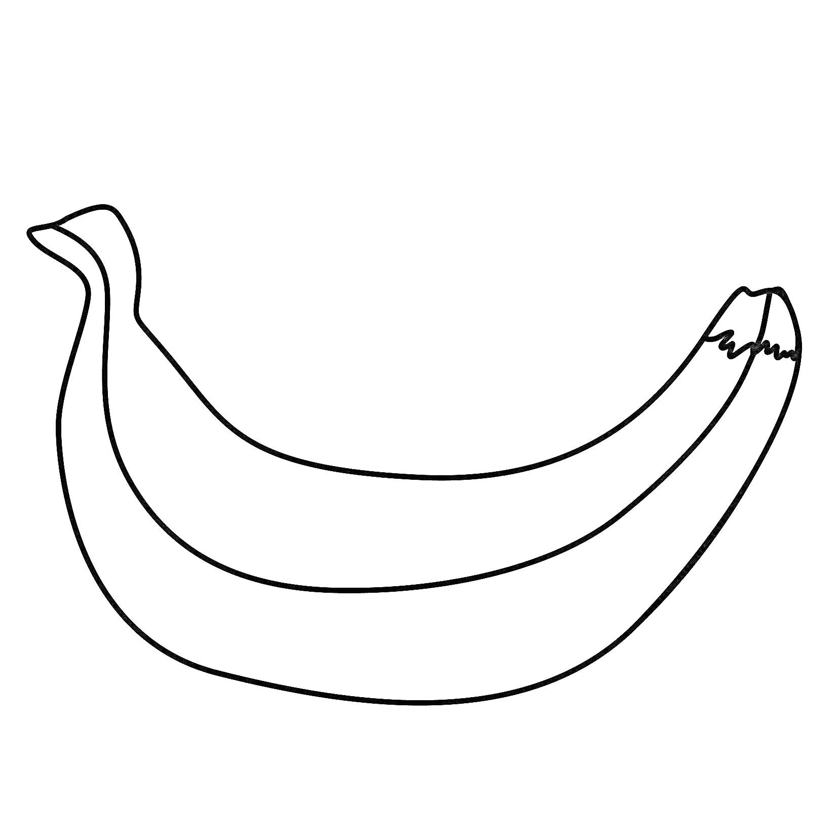 Раскраска Два банана