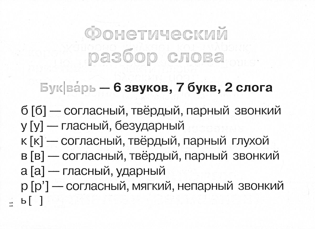 На раскраске изображено: Разбор слова, Букварь, Звуки, Буквы, Слоги, Согласные, Гласные, Ударение