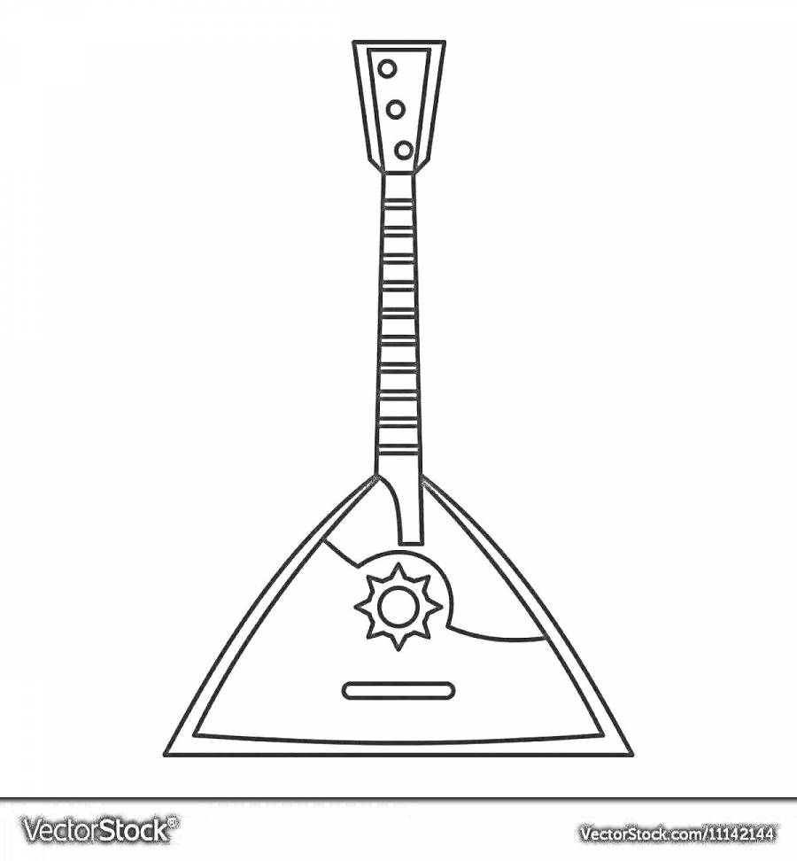 Russian Instruments Color Pages Раскраски русские народные инструменты: 57 раскрасок - скачать или ...