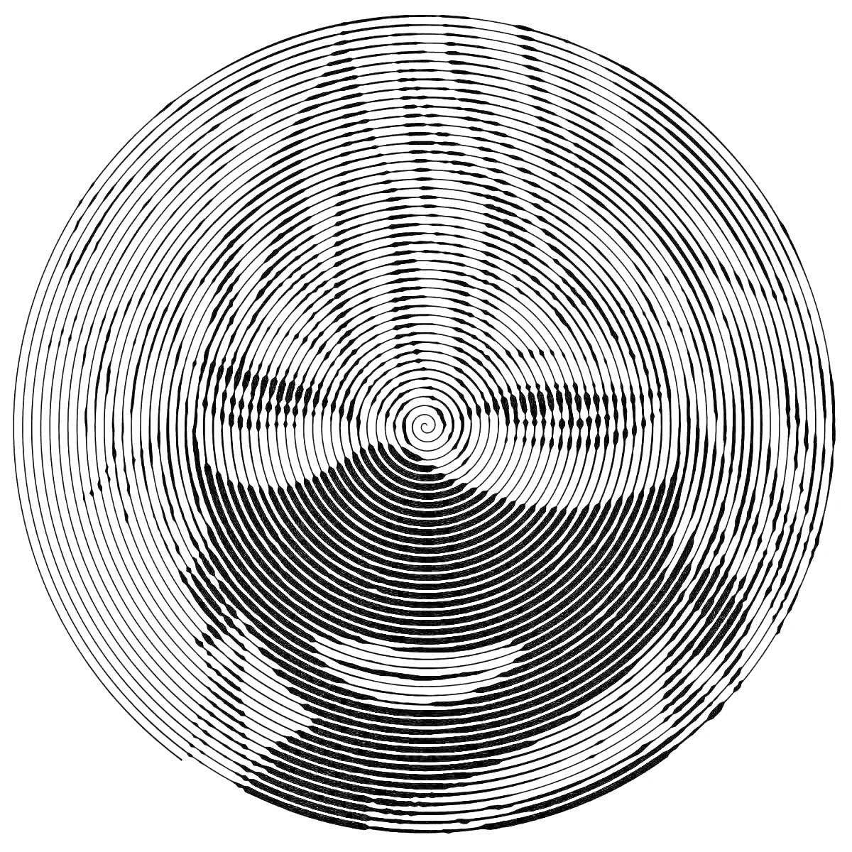 На раскраске изображено: Спиральные линии, Концентрические круги, Человек в маске, Абстрактное искусство, BTS, Оптическая иллюзия