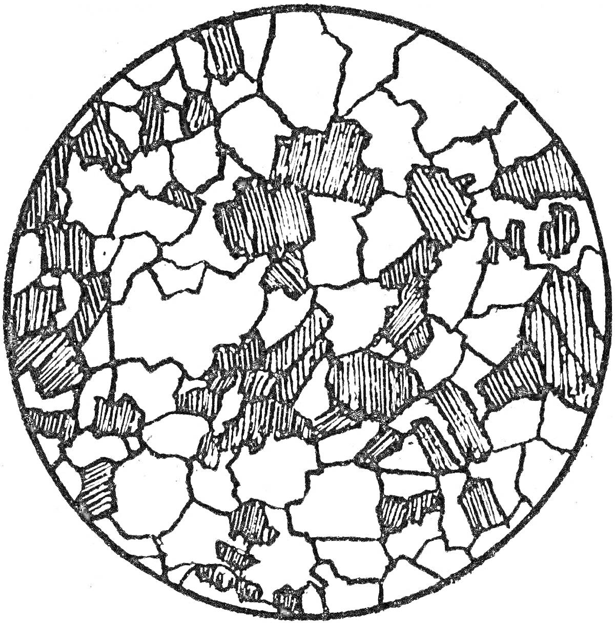 Структура каменной породы