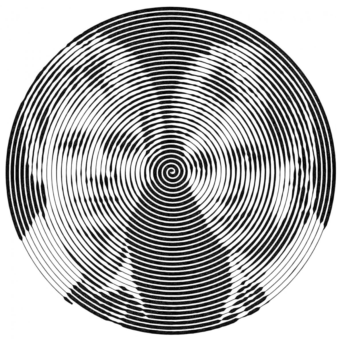 На раскраске изображено: Спираль, Оптическая иллюзия, Два человека, Контурные линии, Абстракция, Портреты