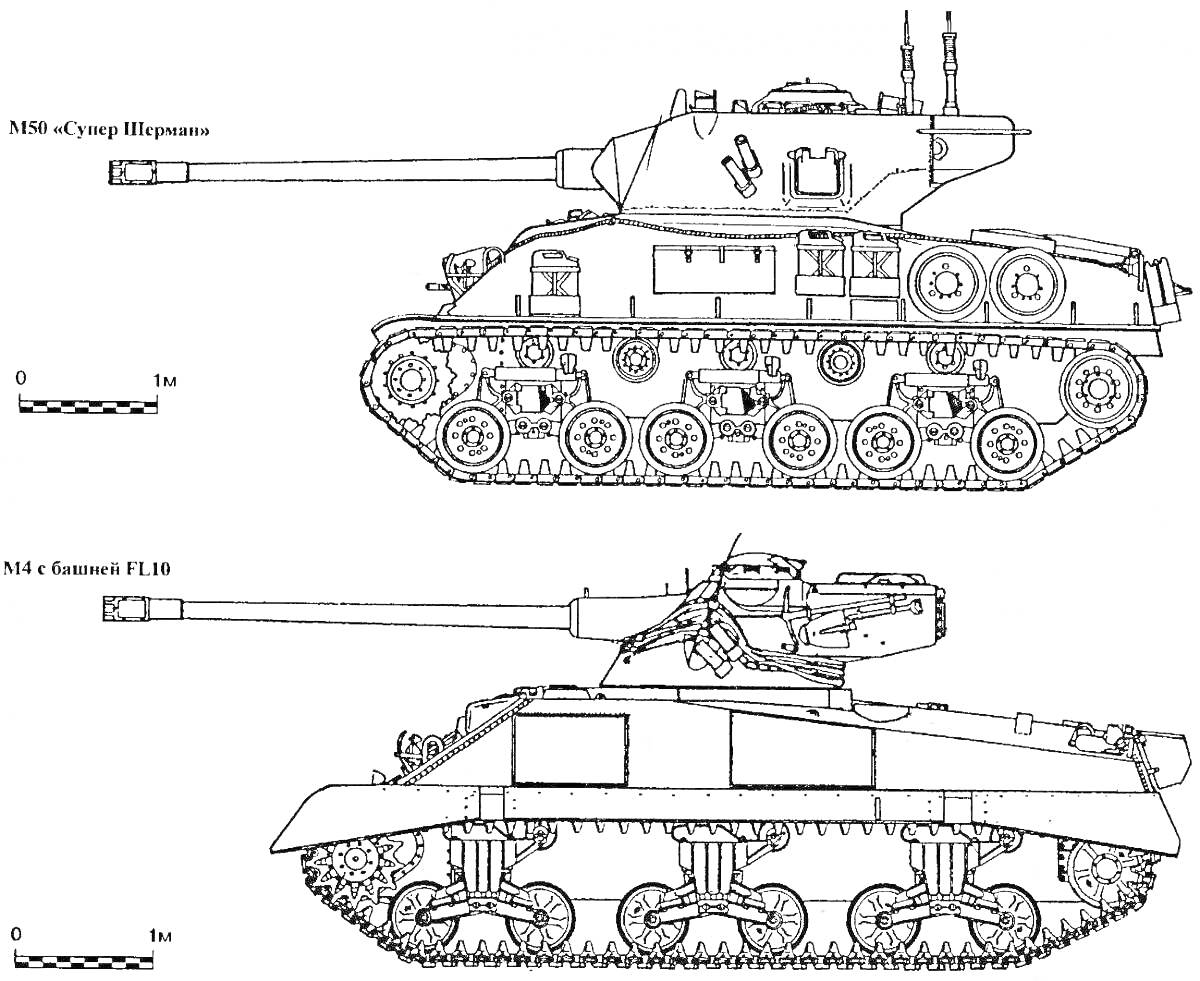 На раскраске изображено: Чертежи, M4A1, Гусеницы, Орудие, Бронетехника