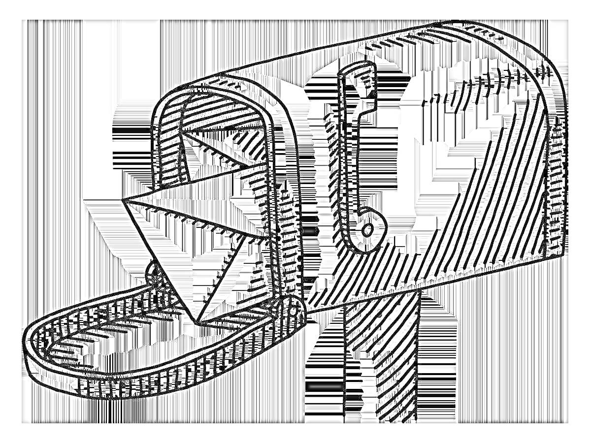 На раскраске изображено: Почтовый ящик, Открытка, Доставка, Почта, Для детей