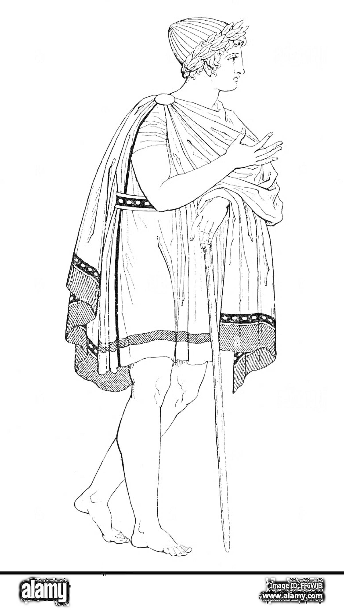 На раскраске изображено: Древняя Греция, Одежда, Античность, Исторический костюм, Культура