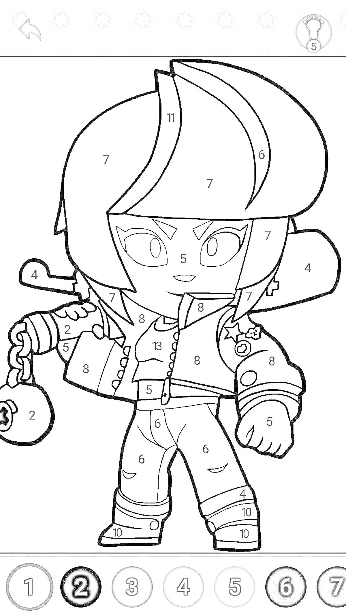 Раскраска Персонаж с бейсбольной битой, монеткой в руке, кожаной курткой и стильной прической